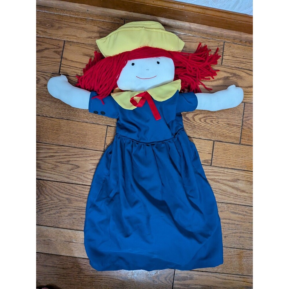 RARE VINTAGE JUMBO 32" Madeline Doll 1998 Floppy Plush Almas Designs DIC